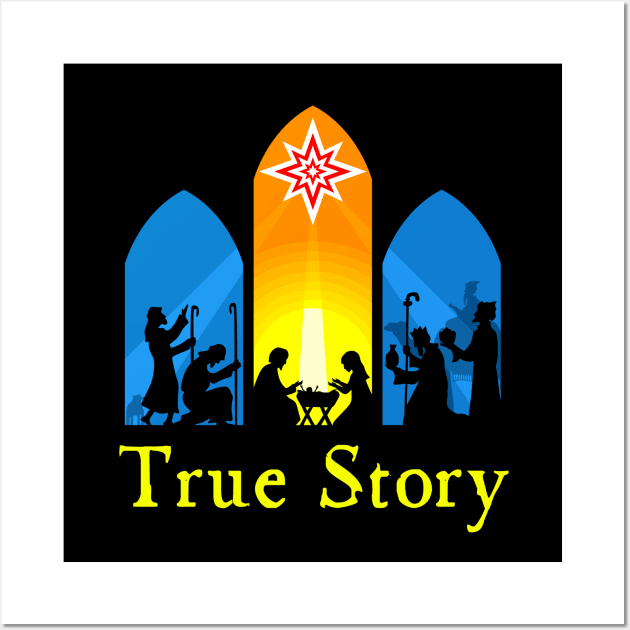 True Story Nativity Wall Art by HobbyAndArt